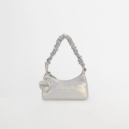 Robinmay 娜塔莉珠光肩背包附愛心吊飾 4色