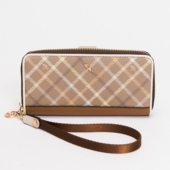 格紋拉鏈長夾錢包 Arnold Palmer Refined系列