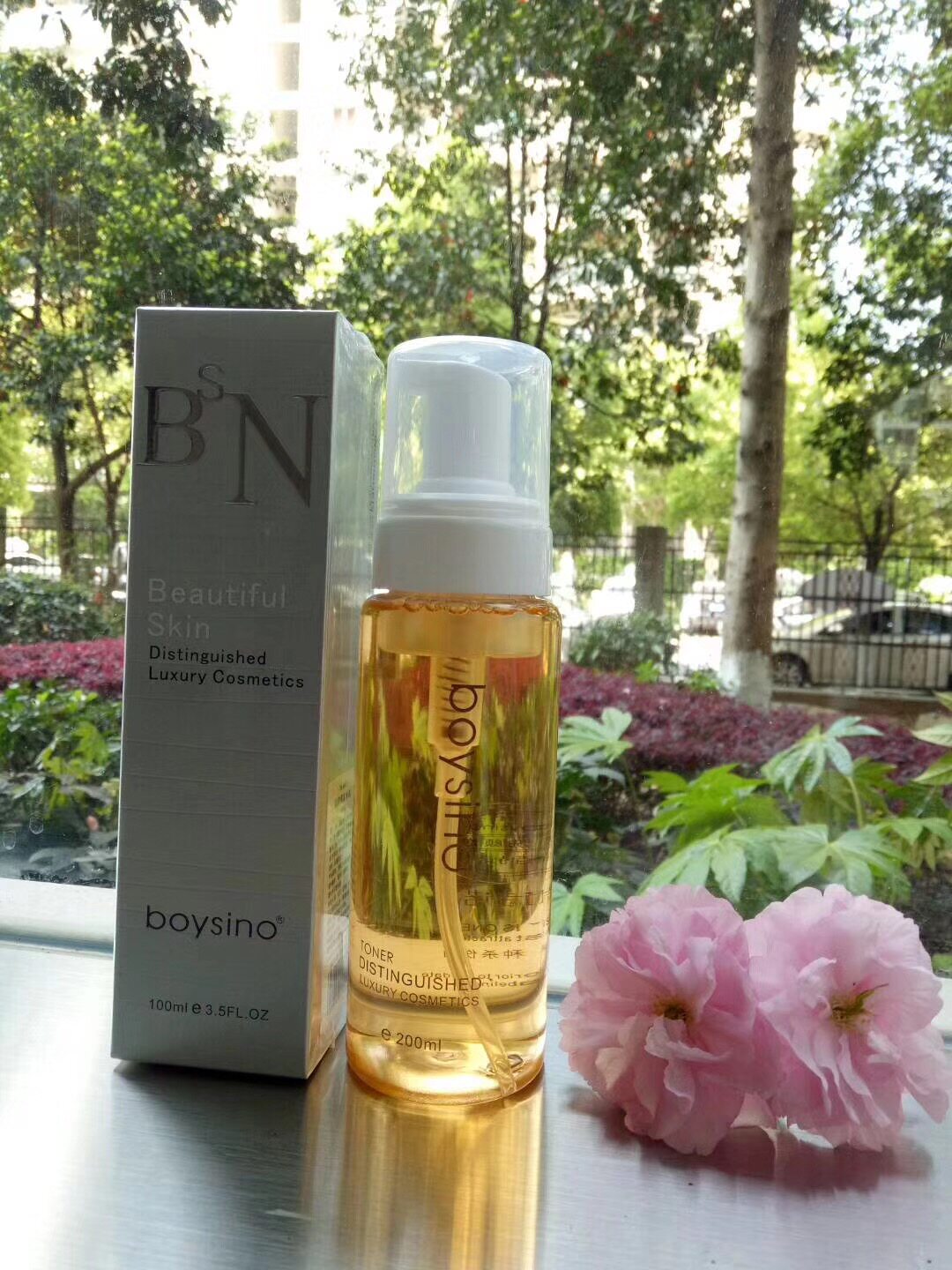 专柜正品 栢诗诺 boysino 柔和洗颜慕丝 200ml  温和清洁洁面慕斯