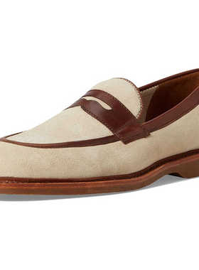 美国产Allen Edmonds男鞋软面牛皮休闲皮鞋真皮舒适透气乐福鞋子