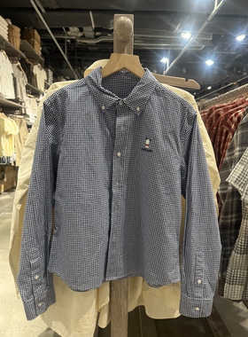BASEMENT FG 国内北京BF正品代购格子长袖衬衫不支持退换