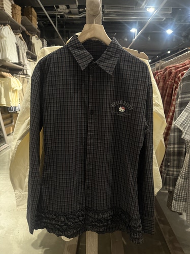 BASEMENT FG 国内北京BF正品代购格子长袖衬衫不支持退换