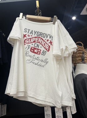 WM wmanagement国内正品代购斜肩短袖T恤不支持退换