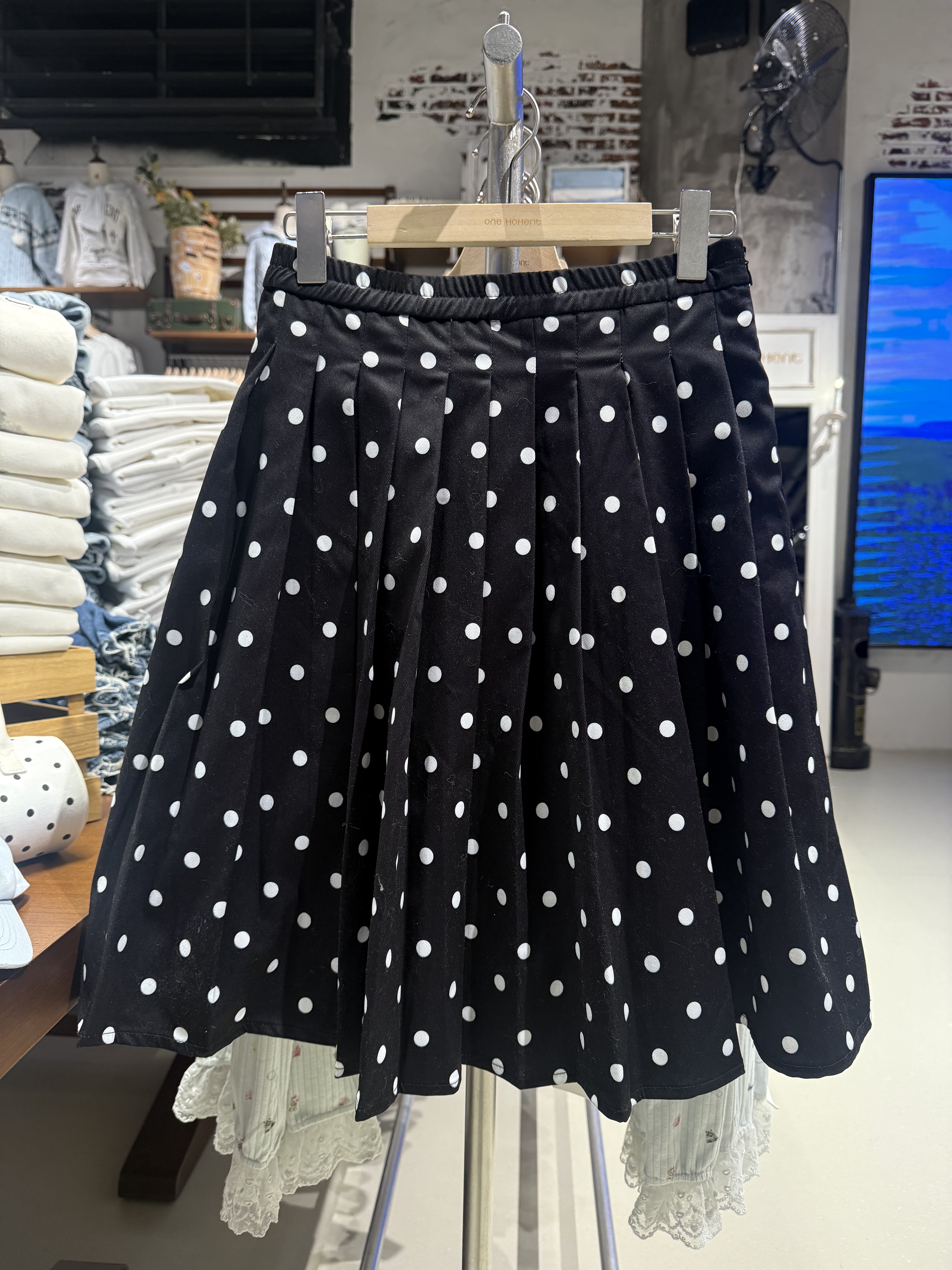 OM one moment国内正品代购波点半身裙不支持退换