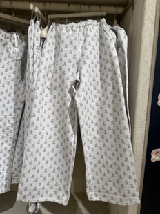 Twoi国内北京正品代购小熊印花长裤不支持退换