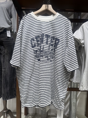 OM one moment国内北京正品代购条纹短袖T恤不支持退换