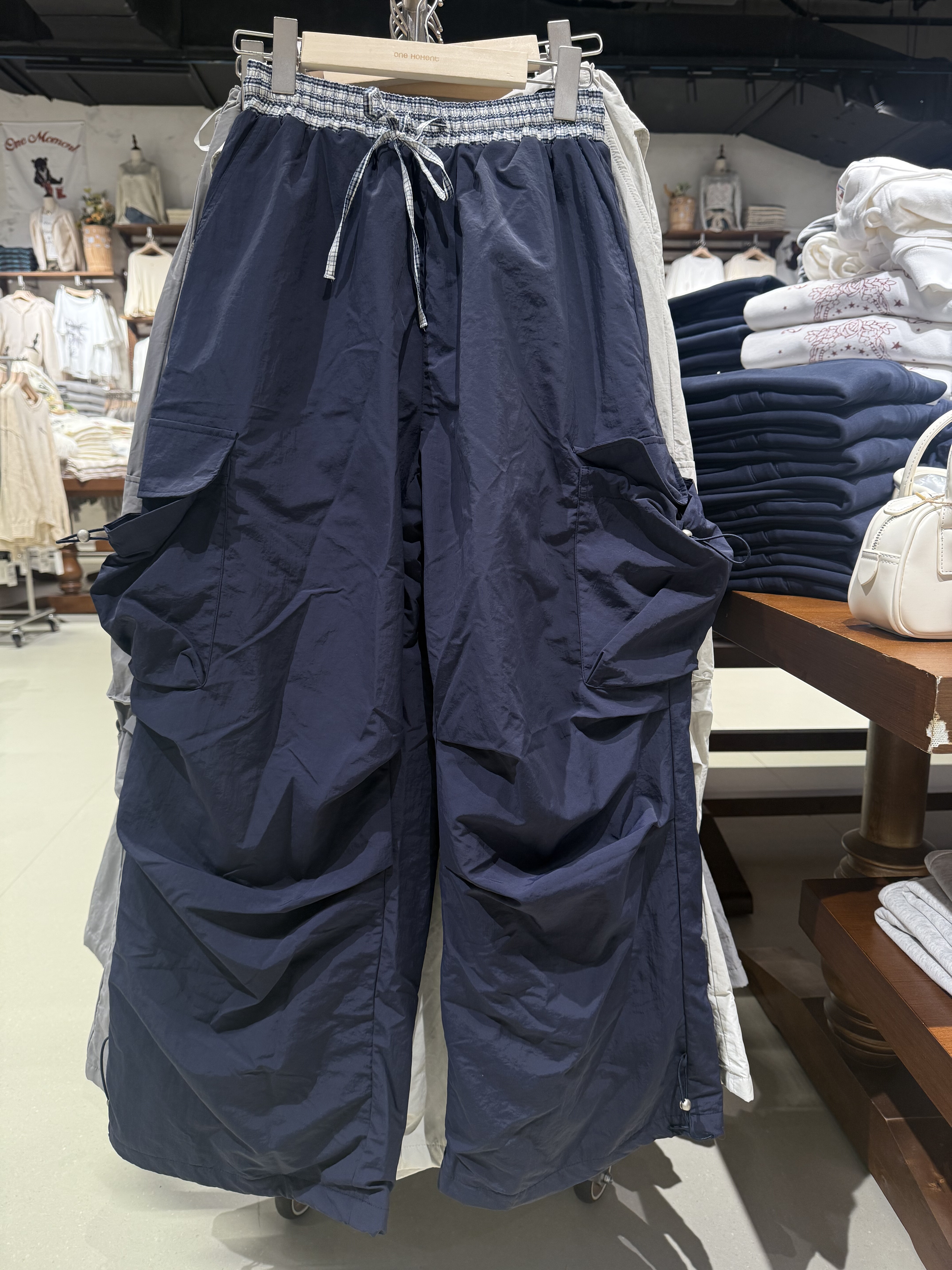 OM one moment国内正品代购加绒休闲工装长裤不支持退换