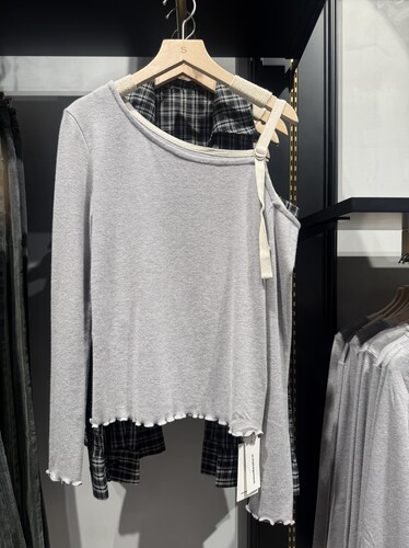 WM wmanagement国内正品代购斜肩上衣不支持退换