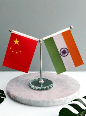 印度国旗车内摆件中国摆件