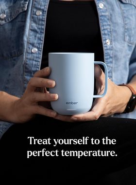 美国Ember Mug 2智能马克杯 咖啡杯 手机App控制调节温度加热杯盖