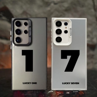 S23 手机壳note20创意A56 A05S硬壳A35 S25ultra A36 A16 S24FE A54欧美A17 幸运数字适用于三星S26ultra A55