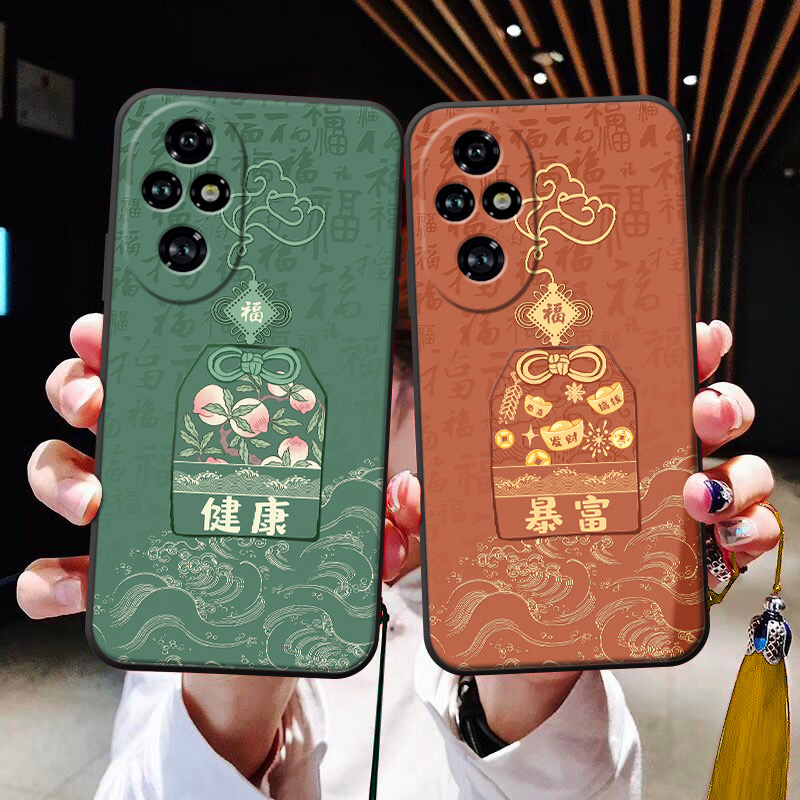 锦袋暴富适用于OPPO reno12/11/浮雕手机壳流苏find x7ultra精美r17真我realme gtneo3薄款q3软壳K11X国潮K12