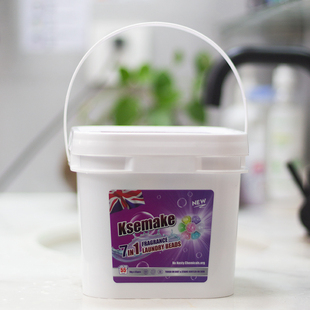ksemake英国原装进口洗衣凝珠七合一留香柔顺去污浓缩洗衣液