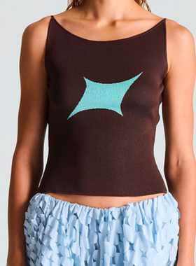 【泰国代购】设计师品牌 Vinnpatararin 鞠婧祎同款露背吊带上衣