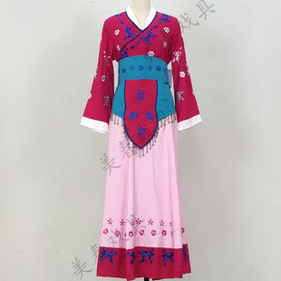 梅陇镇男女两款戏曲戏剧新款越剧戏服绣花领子剧团团体舞蹈演出服