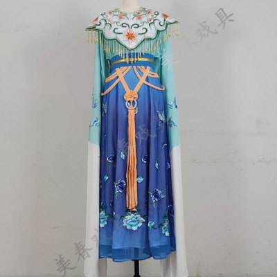 梁祝英台花旦蝴蝶绣花戏服