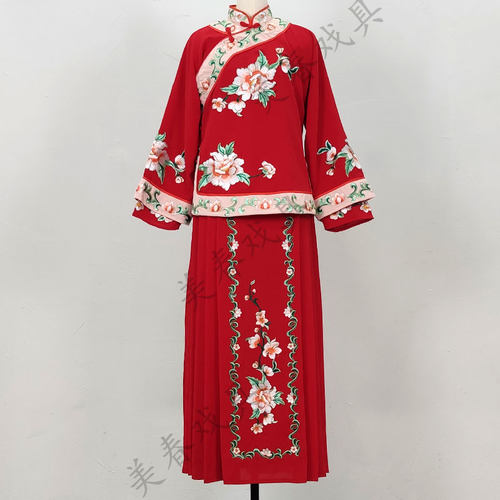 美春戏具新乱麻面料夫人老旦戏服