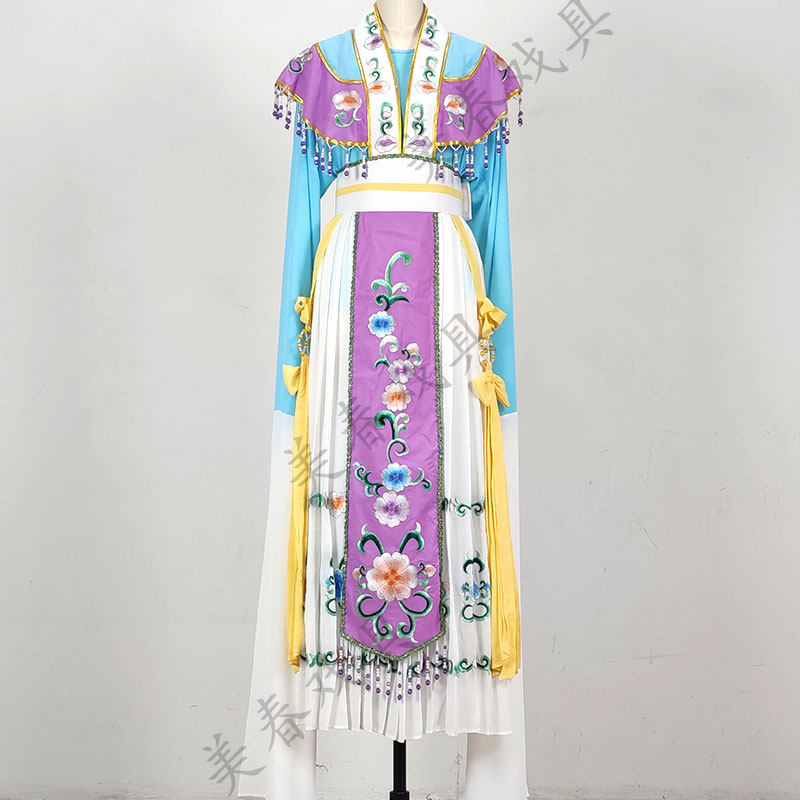 高档琴心绣花分体花旦戏服越剧黄梅戏地方戏锡剧戏剧戏曲舞蹈演出