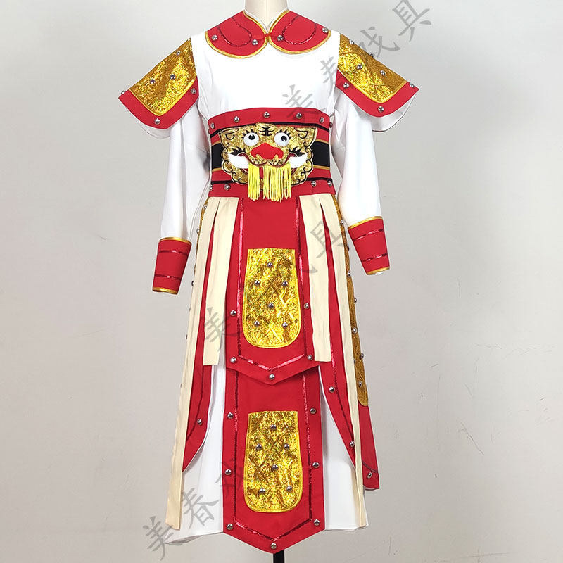新款将军戏服绣花高档越剧黄梅戏地方戏锡剧戏剧戏曲舞蹈演出服饰