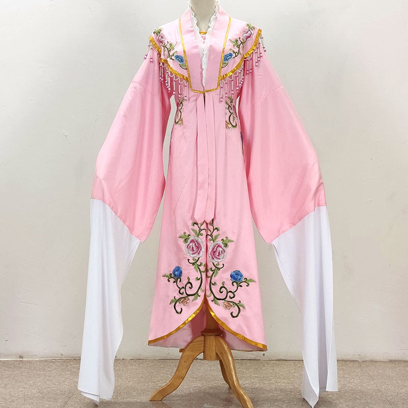 新款追鱼拔鳞花旦绣花对披戏服戏剧戏曲越剧粤剧琼剧黄梅戏演出服