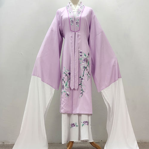 戏服长飘带女对披绣花越剧黄梅