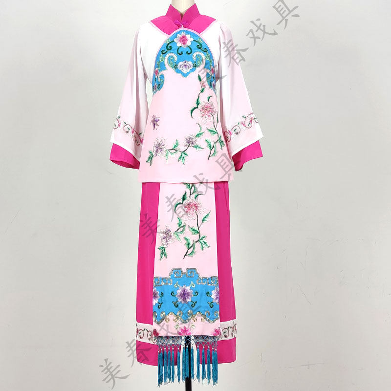 高档绣花九斤花旦小旦黄梅戏越剧地方戏锡剧戏剧戏曲舞蹈演出服饰