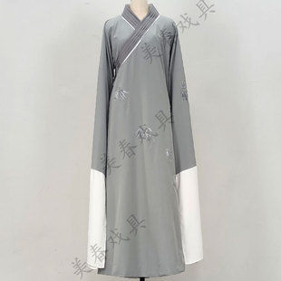 新款邹应龙何文秀竹叶斜领小生越剧戏服黄梅戏戏剧戏曲锡剧演出服