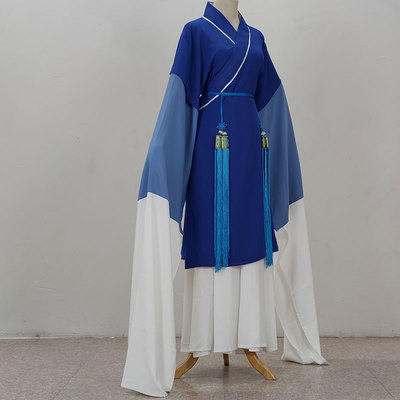 美春戏具2023仿真丝斜领老旦戏服