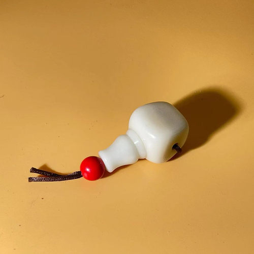 老李手工象牙果扇形天然手工精工