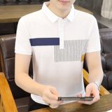 25031-特P35夏季休闲时尚T恤男短袖打底衫商务休闲修身翻领POLO衫，男装T恤，电商D310（原电商305）