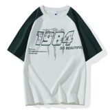 25162-特P40夏季休闲时尚T恤男短袖打底衫学生宽松圆领假两件短袖，男装T恤，电商D310（原电商305）