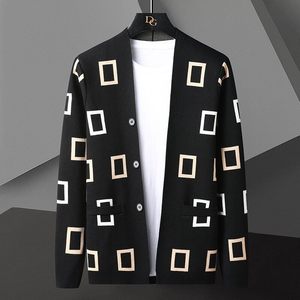 79936-特P65轻熟风商务休闲外套 春季休闲时尚毛衣外套男长袖开衫图片