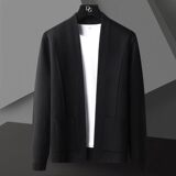 78813-P80春季休闲时尚毛衣外套男长袖开衫轻熟风商务休闲外套，男装针织衫/毛衣，电商D310（原电商305）