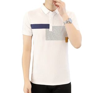 25031-特P35夏季休闲时尚T恤男短袖打底衫商务休闲修身短袖POLO衫图片