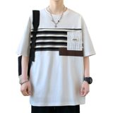 25171-特P40夏季休闲时尚T恤男短袖打底衫青少年潮牌印花T恤，男装T恤，电商D310（原电商305）
