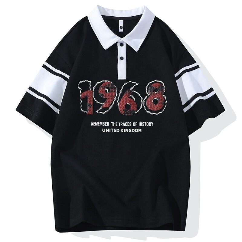 25062-特P40夏季休闲时尚T恤男短袖打底衫学生宽松翻领短袖POLO衫,男装T恤,电商D310（原电商305）