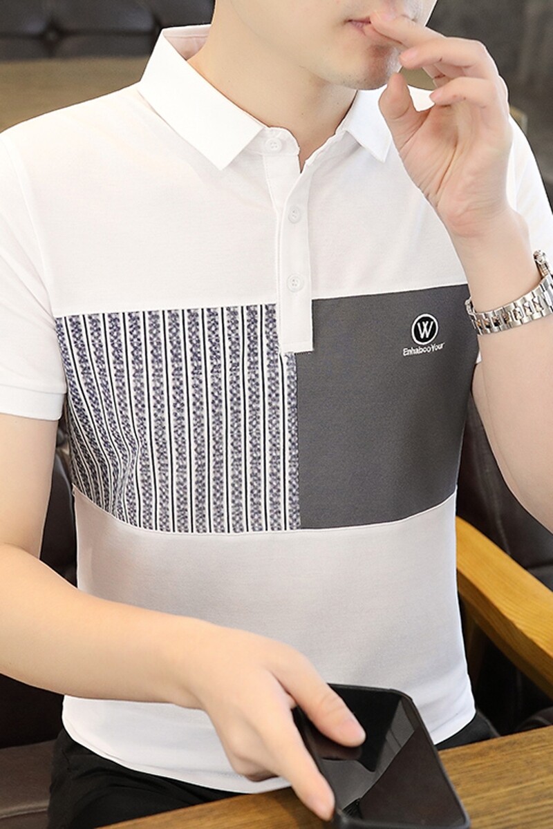 25050-特P35春季休闲时尚T恤男短袖打底衫商务休闲修身短袖POLO衫,男装T恤,电商D310（原电商305）