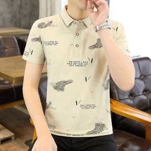 25001-P35春季休闲时尚T恤男短袖打底衫商务休闲修身短袖POLO衫图片