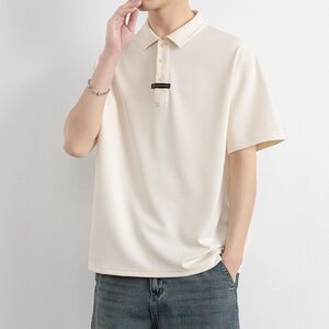 25068-特P50夏季休闲时尚T恤男短袖打底衫潮牌翻领短袖polo衫男图片