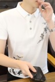 25029-P35春季休闲时尚T恤男短袖打底衫商务休闲修身短袖POLO衫，男装T恤，电商D310（原电商305）