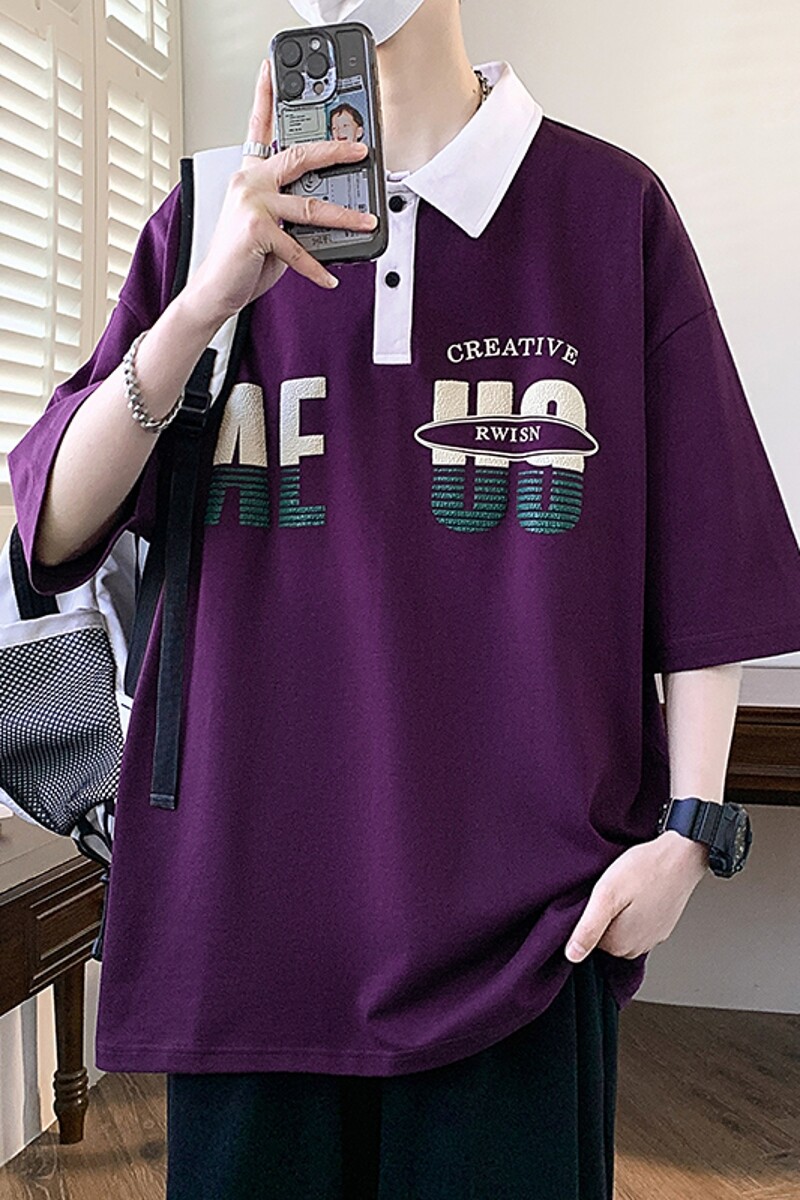 25065-特P40夏季休闲时尚T恤男短袖打底衫青少年翻领短袖polo衫,男装T恤,电商D310（原电商305）