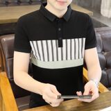 25037-特P35夏季休闲时尚T恤男短袖打底衫商务休闲修身翻领POLO衫，男装T恤，电商D310（原电商305）