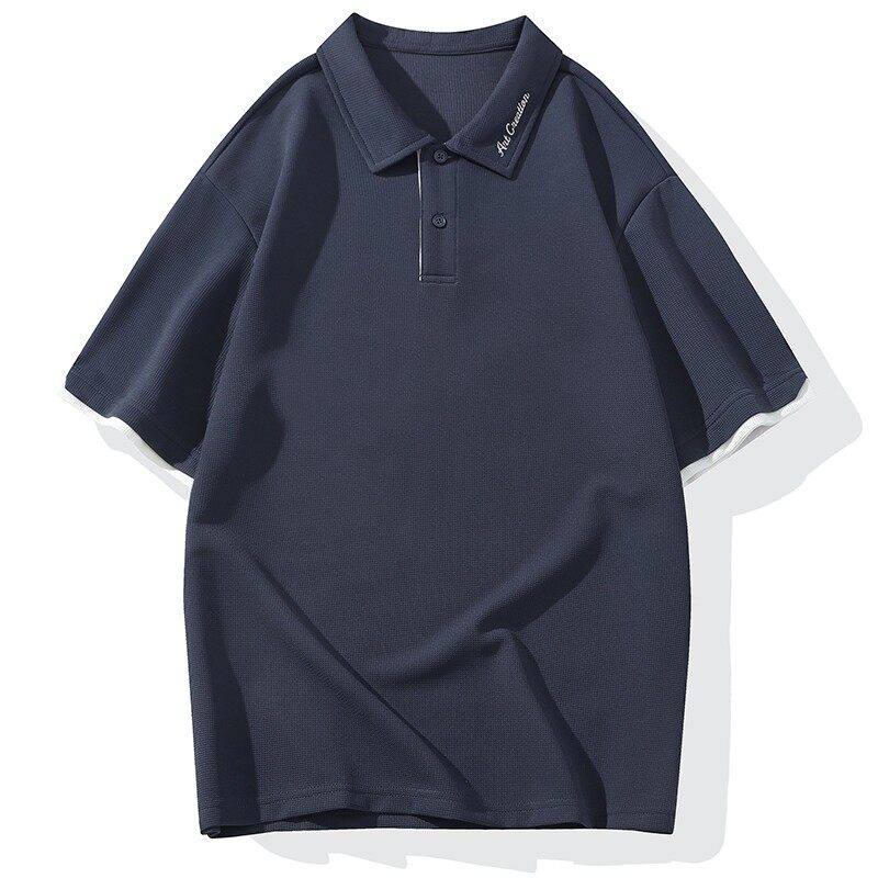 25069-特P50夏季休闲时尚T恤男短袖打底衫学生宽松翻领短袖POLO衫,男装T恤,电商D310（原电商305）
