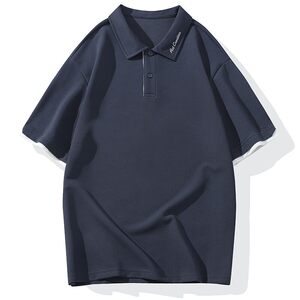 25069-特P50夏季休闲时尚T恤男短袖打底衫学生宽松翻领短袖POLO衫图片
