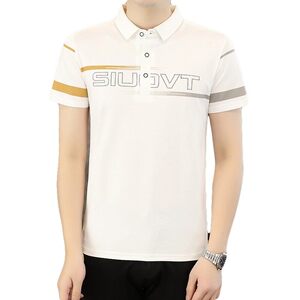 25022-P35春季休闲时尚T恤男短袖打底衫商务休闲修身短袖POLO衫图片