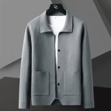 78812-P78春季休闲时尚毛衣外套男长袖开衫轻熟风商务休闲外套，男装针织衫/毛衣，电商D310（原电商305）