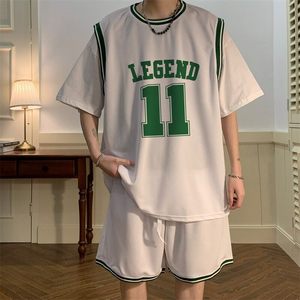 现货TZ05-P45夏季短袖t恤休闲运动套装男士大码短裤子新图片