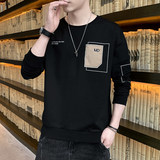 71105-P35秋季休闲卫衣男长袖T恤打底衫，男装卫衣，电商D310（原电商305）