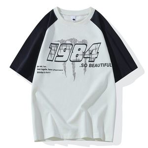 25162-特P40夏季休闲时尚T恤男短袖打底衫学生宽松圆领假两件短袖图片