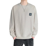 W3255-P60秋季休闲圆领卫衣男长袖T恤打底衫，男装卫衣，电商D310（原电商305）